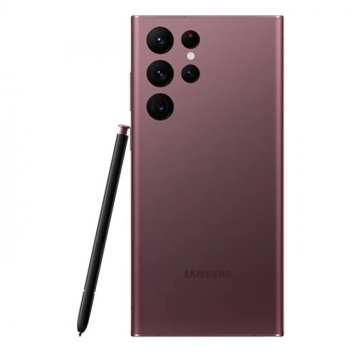 Samsung Galaxy S22 Ultra 5G 512GB 12GB RAM Bordo Cep Telefonu - Samsung Türkiye Garantili