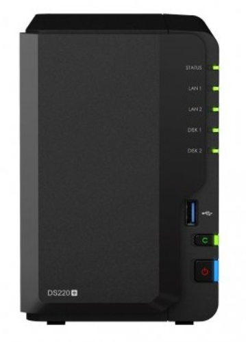 Synology DS220+ NAS 3.5″ 2 Yuvalı Nas Depolama Ünitesi
