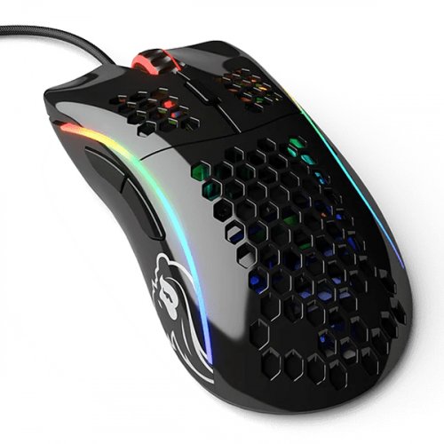 Glorious Model D GLRGD-GBLACK 12000 DPI 6 Tuş RGB Optik Parlak Siyah Kablolu Gaming (Oyuncu) Mouse