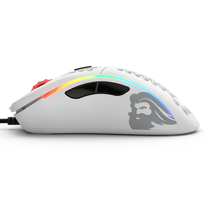 Glorious Model D GD-WHITE 12000 DPI 6 Tuş RGB Optik Mat Beyaz Kablolu Gaming (Oyuncu) Mouse