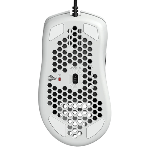 Glorious Model D GLRGD-WHITE 12000 DPI 6 Tuş RGB Optik Mat Beyaz Kablolu Gaming (Oyuncu) Mouse