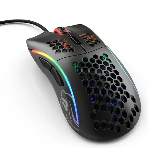 Glorious Model D GLRGD-BLACK 12000 DPI 6 Tuş RGB Optik Mat Siyah Kablolu Gaming (Oyuncu) Mouse