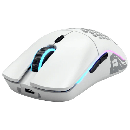 Glorious Model O Wireless GLO-MS-OW-MW 19000 DPI 6 Tuş RGB Optik Mat Beyaz Kablosuz Gaming (Oyuncu) Mouse