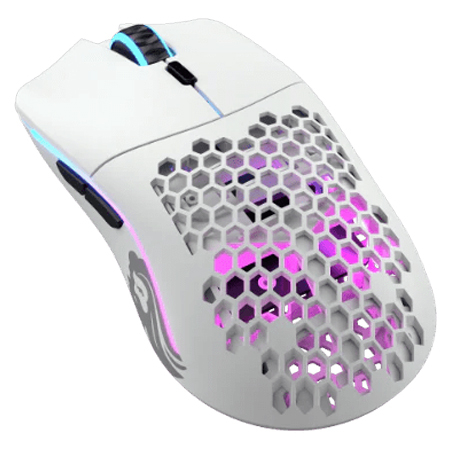Glorious Model O Wireless GLO-MS-OW-MW 19000 DPI 6 Tuş RGB Optik Mat Beyaz Kablosuz Gaming (Oyuncu) Mouse