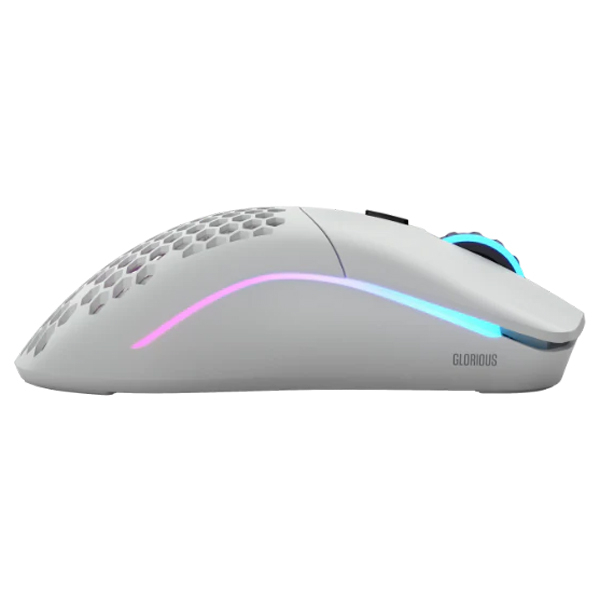 Glorious Model O Wireless GLO-MS-OW-MW 19000 DPI 6 Tuş RGB Optik Mat Beyaz Kablosuz Gaming (Oyuncu) Mouse