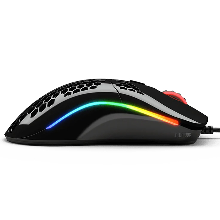 Glorious Model O GLRGO-GBLACK 12000 DPI 6 Tuş RGB Optik Parlak Siyah Kablolu Gaming (Oyuncu) Mouse