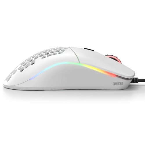 Glorious Model O GLRGO-WHITE 12000 DPI 6 Tuş RGB Optik Mat Beyaz Kablolu Gaming (Oyuncu) Mouse