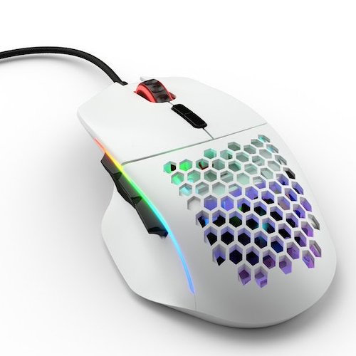 Glorious Model I GLO-MS-I-MW 19000 DPI 9 Tuş RGB Optik Mat Beyaz Kablolu Gaming (Oyuncu) Mouse