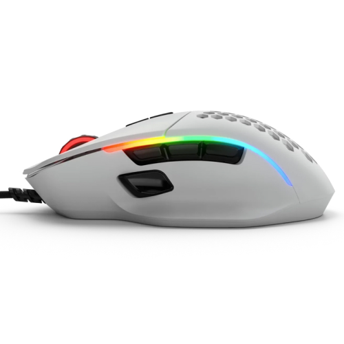 Glorious Model I GLO-MS-I-MW 19000 DPI 9 Tuş RGB Optik Mat Beyaz Kablolu Gaming (Oyuncu) Mouse