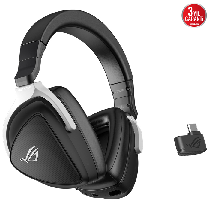 ASUS ROG Delta S Wireless 7.1 Surround 2.4GHz/Bluetooth Kablosuz Siyah Gaming (Oyuncu) Kulaklık