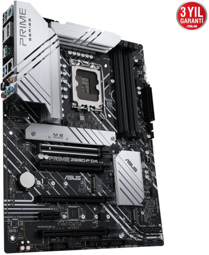 ASUS Prime Z690-P D4 Intel Z690 Soket 1700 DDR4 5333(OC)MHz ATX Gaming (Oyuncu) Anakart