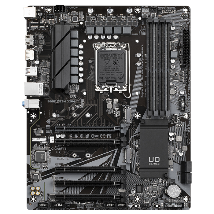Gigabyte B660 DS3H DDR4 Intel B660 Soket 1700 DDR4 5333MHz ATX Gaming (Oyuncu) Anakart