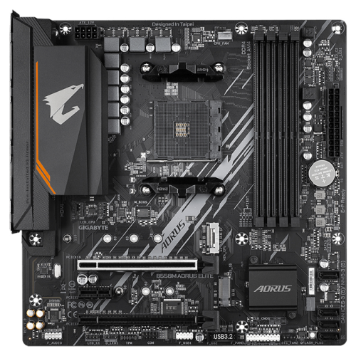 Gigabyte B550M-AORUS-ELITE DDR4 4000(OC)MHz HDMI AM4 Gaming Anakart