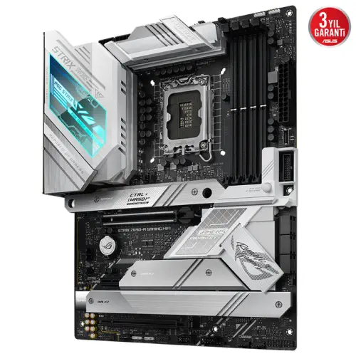 Asus ROG Strix Z690-A Gaming WIFI Intel Z690 Soket 1700 DDR5 6400(OC)MHz ATX Gaming (Oyuncu) Anakart