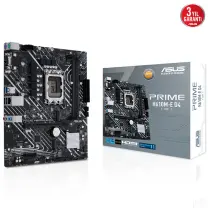 ASUS Prime H610M-E D4-CSM Intel H610 Soket 1700 DDR4 3200MHz mATX Gaming (Oyuncu) Anakart