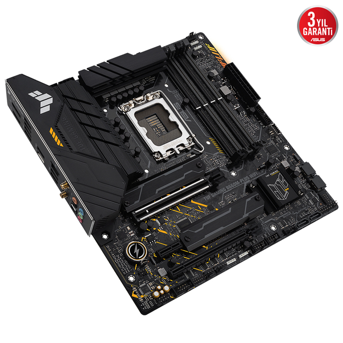 Asus TUF Gaming B660M-Plus WIFI Intel B660 Soket 1700 DDR5 6000(OC)MHz mATX Gaming (Oyuncu) Anakart