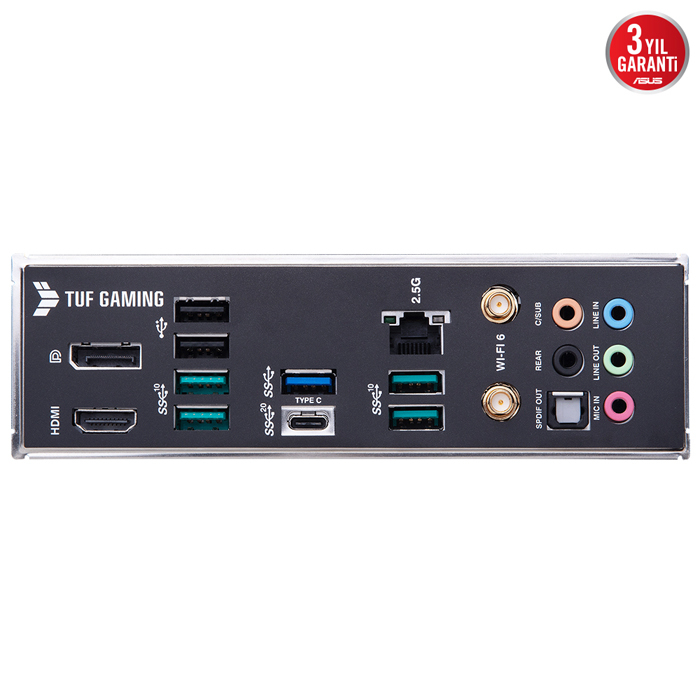 Asus TUF Gaming B660M-Plus WIFI Intel B660 Soket 1700 DDR5 6000(OC)MHz mATX Gaming (Oyuncu) Anakart