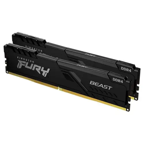 Kingston Fury Beast KF436C17BBK2/16 16GB (2x8GB) DDR4 3600MHz CL17 Siyah Gaming RAM (Bellek)