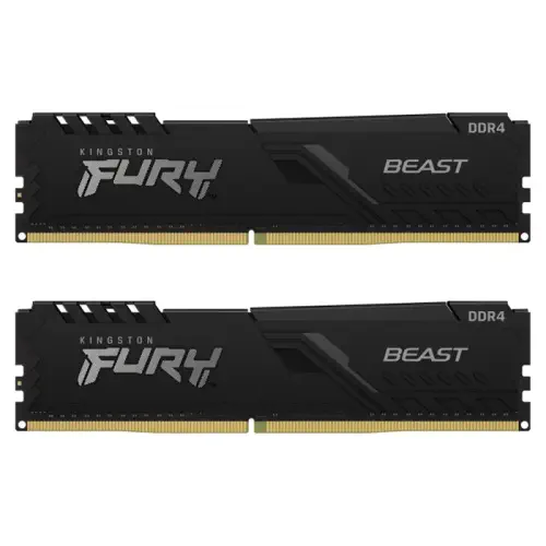 Kingston Fury Beast KF436C17BBK2/16 16GB (2x8GB) DDR4 3600MHz CL17 Siyah Gaming RAM (Bellek)