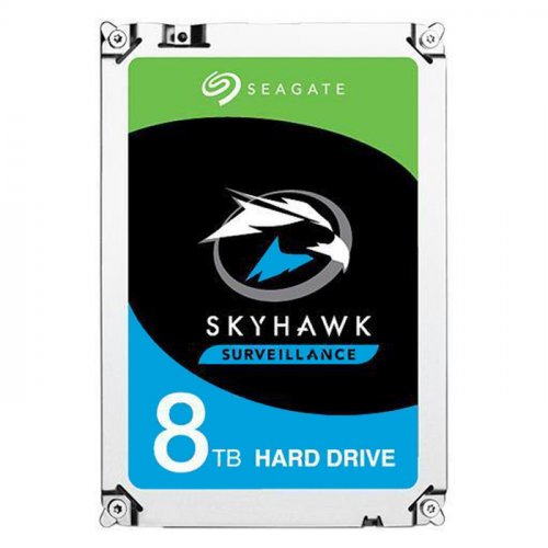 Seagate Skyhawk Surveillance ST8000VX004 8TB 256MB 3.5″ SATA 3 7/24 Güvenlik Diski