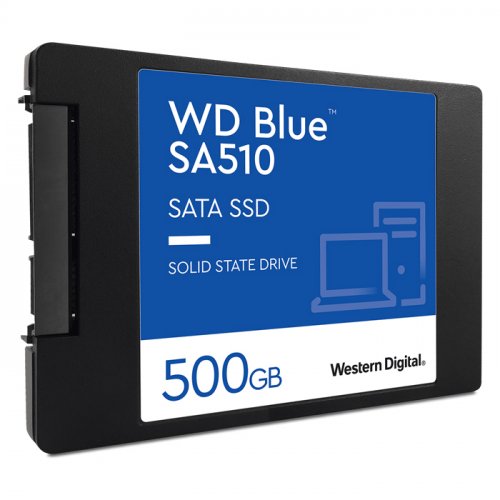 WD Blue SA510 WDS500G3B0A 500GB 560/510MB/s 2.5″ SATA 3 SSD Disk