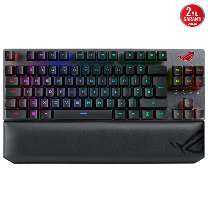 Asus ROG Strix Scope RX TKL Wireless Deluxe ROG RX Red Optik Mekanik Switch RGB Kablosuz Gaming (Oyuncu) Klavye