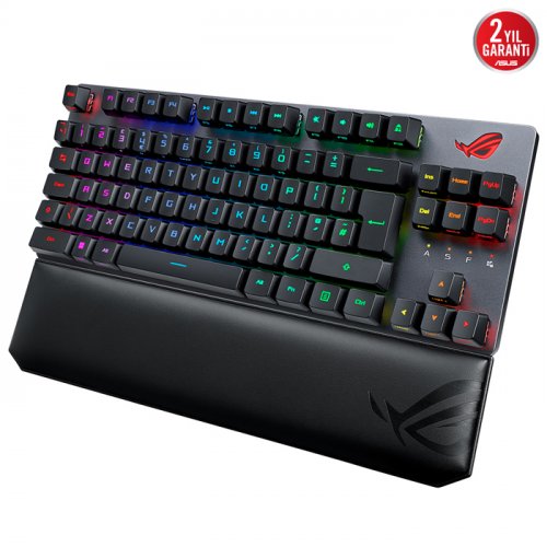 Asus ROG Strix Scope RX TKL Wireless Deluxe ROG RX Red Optik Mekanik Switch RGB Kablosuz Gaming (Oyuncu) Klavye