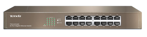 Tenda TEG1016D 16 Port 10/100/1000 Rack-M Switch