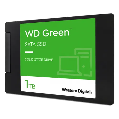 WD Green WDS100T3G0A 1TB 545MB/s 2.5″ SATA 3 SSD Disk