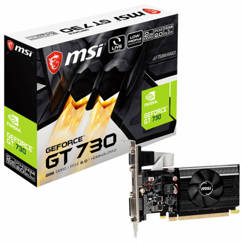 MSI GeForce GT 730 N730K-2GD3/LP 2GB DDR3 64Bit DX12 Gaming (Oyuncu) Ekran Kartı