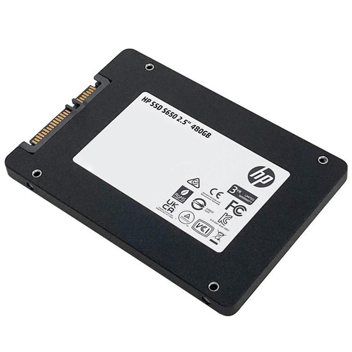 HP S650 345M9AA 480GB 560/490MB/s 2.5” SATA 3 SSD Disk
