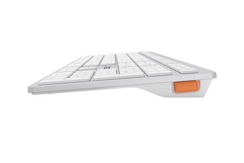 A4 Tech FBX50C TR Q Beyaz Kablosuz Şarjlı Klavye