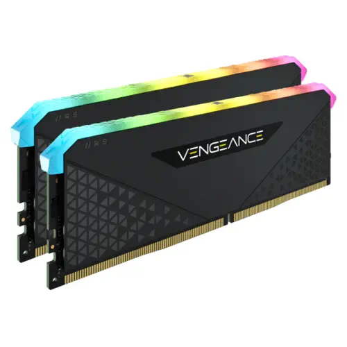 Corsair Vengeance RGB RS CMG32GX4M2E3200C16 32GB (2x16GB) DDR4 3200MHz CL16 Siyah Gaming (Oyuncu) Ram