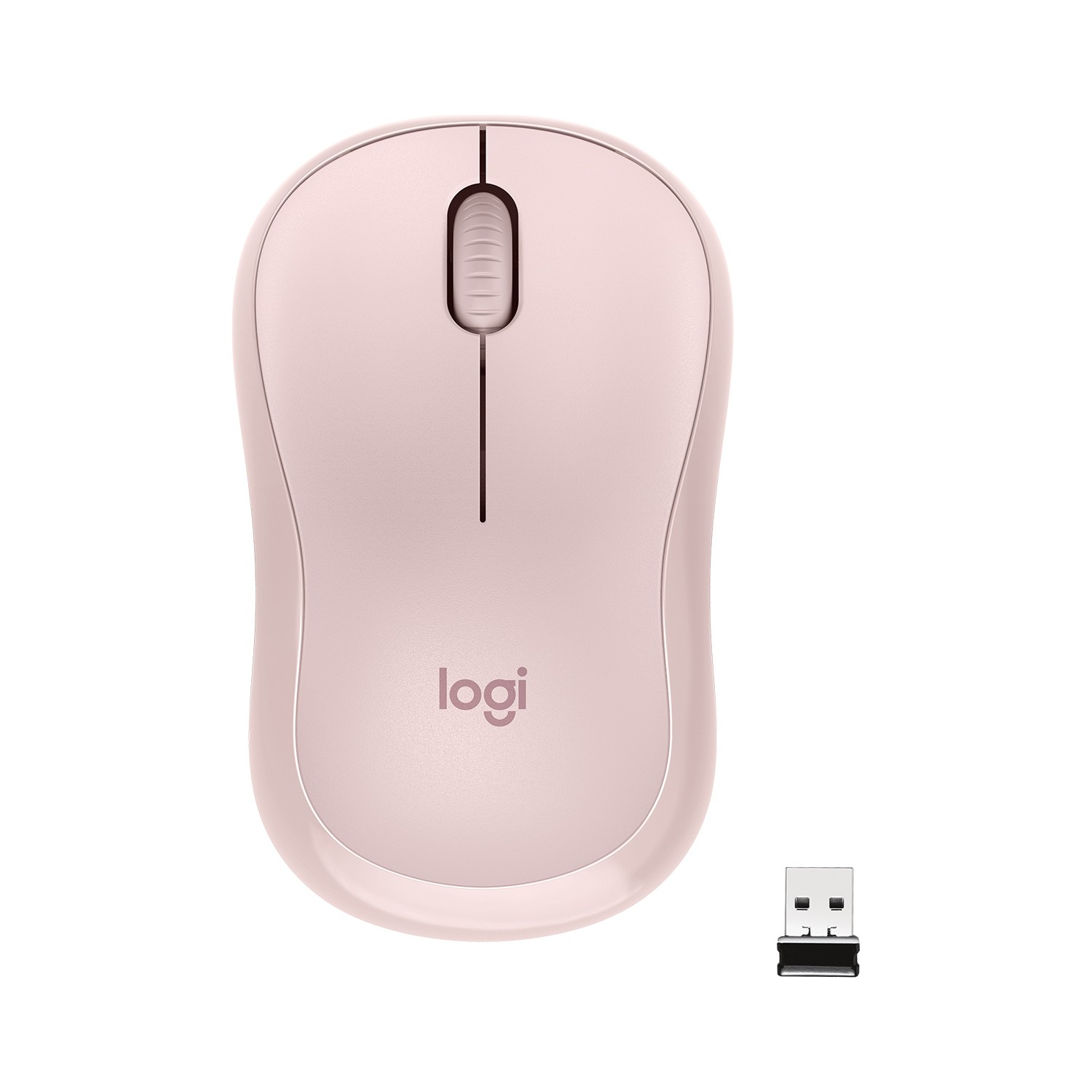 Logitech M221 Silent Nano 1000 DPI 3 Tuş Pembe Optik Kablosuz Mouse - 910-006512