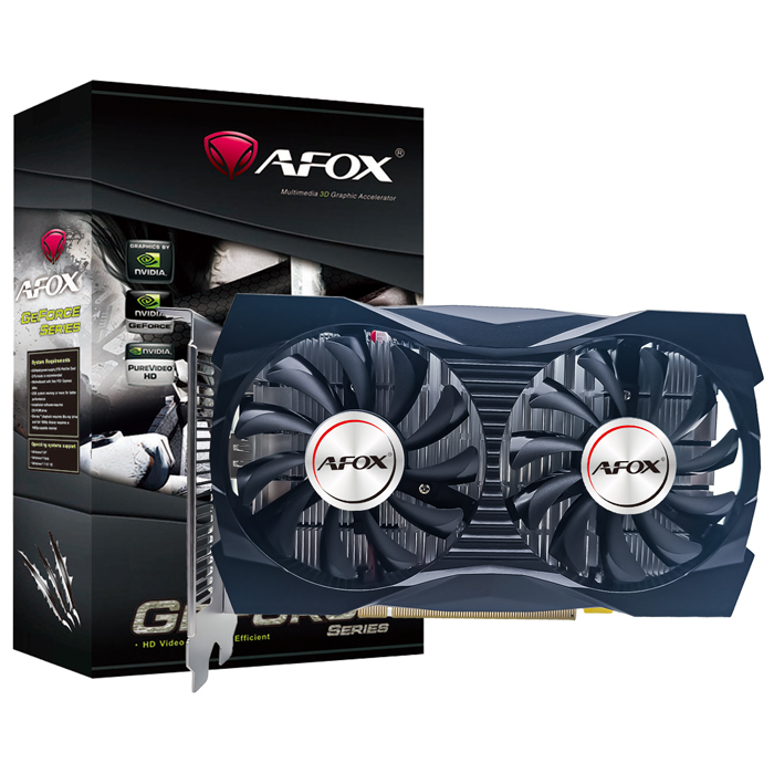 Afox GeForce GTX 1050 Ti AF1050TI-4096D5H5-V2 4GB GDDR5 128Bit DX12 Gaming Ekran Kartı