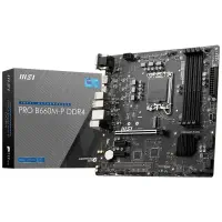 MSI PRO B660M-P DDR4 Intel B660 Soket 1700 DDR4 4600(OC)MHz mATX Gaming (Oyuncu) Anakart