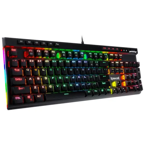 Redragon K580 Vata Outemu Blue Switch RGB Mekanik Kablolu Gaming (Oyuncu) Klavye