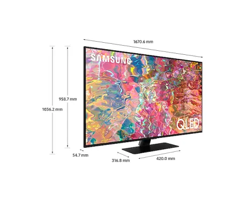 Samsung 75Q80B 75″ 190 Ekran 4K Ultra HD  Uydu Alıcılı Smart QLED TV