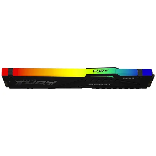 Kingston Fury Beast RGB KF556C36BBEAK2/32 32GB (2x16GB) DDR5 5600MHz CL36 Siyah Gaming Ram (Bellek)