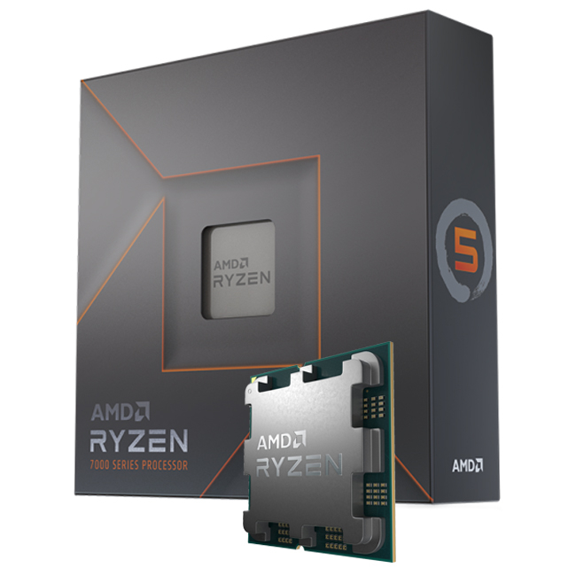 AMD Ryzen 5 7600X 4.70GHz 6 Çekirdek 38MB Önbellek Soket AM5 Box İşlemci