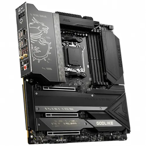 MSI MEG X670E GODLIKE AMD X670 Soket AM5 DDR5 6666(OC)MHz E-ATX Gaming (Oyuncu) Anakart