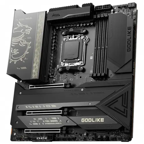 MSI MEG X670E GODLIKE AMD X670 Soket AM5 DDR5 6666(OC)MHz E-ATX Gaming (Oyuncu) Anakart