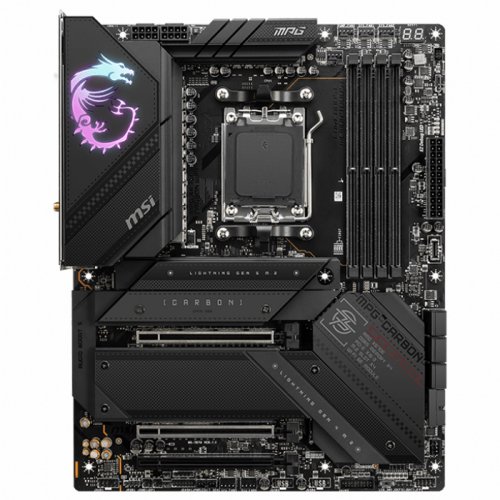 MSI MPG X670E CARBON WIFI AMD X670 Soket AM5 DDR5 6600(OC)MHz ATX Gaming (Oyuncu) Anakart