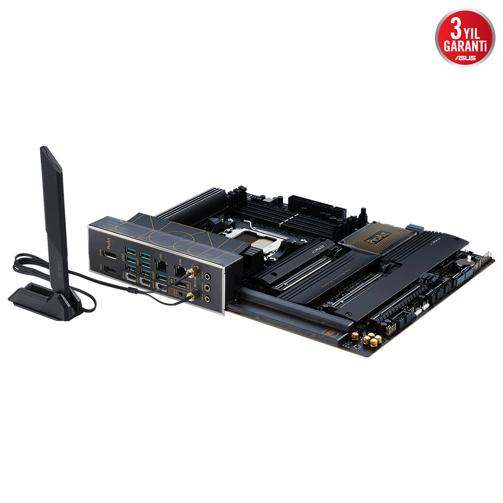 ASUS ProArt X670E-Creator WIFI AMD X670 Soket AM5 DDR5 6400(OC)MHz ATX Gaming (Oyuncu) Anakart