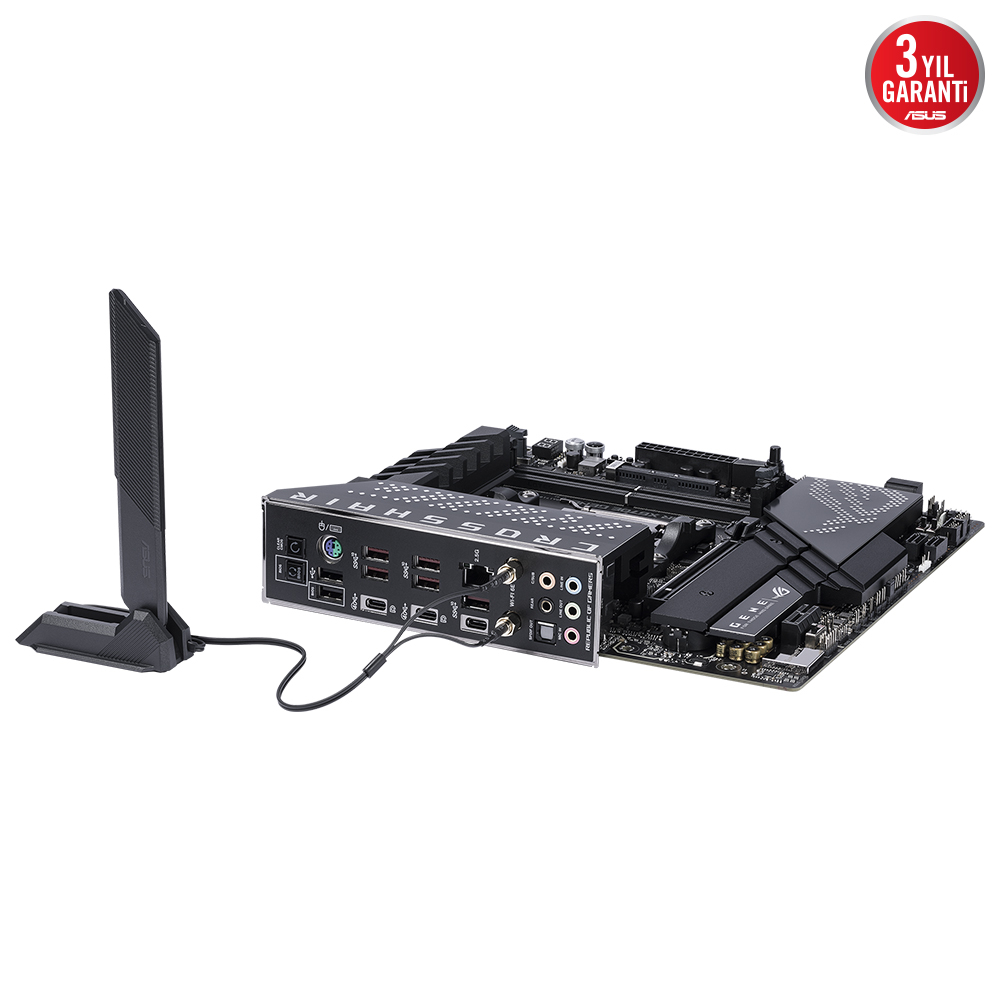 ASUS ROG Crosshair X670E Gene AMD X670 Soket AM5 DDR5 6400(OC)MHz mATX Gaming (Oyuncu) Anakart