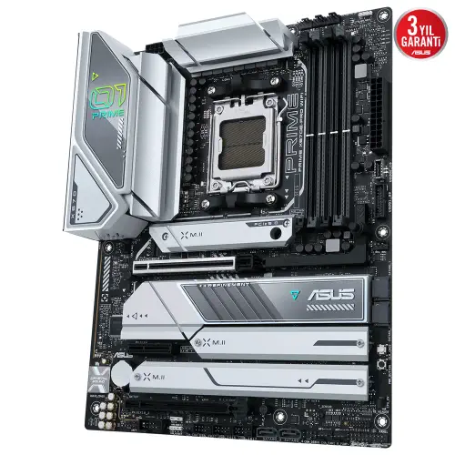 Asus Prime X670E-Pro WIFI AMD X670 Soket AM5 DDR5 6400(OC)MHz ATX Gaming (Oyuncu) Anakart