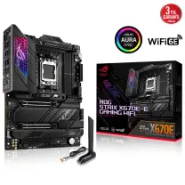 ASUS ROG Strix X670E-E Gaming WIFI AMD X670 Soket AM5 DDR5 6400(OC)MHz ATX Gaming (Oyuncu) Anakart