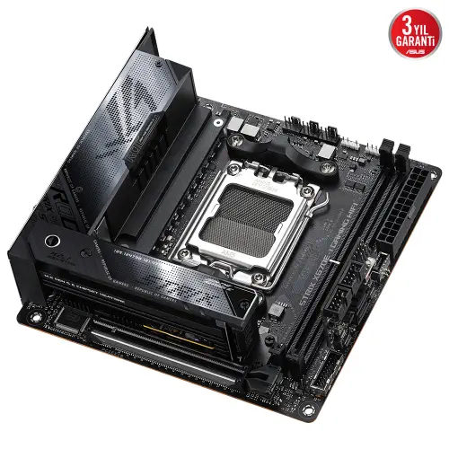 Asus ROG Strix X670E-I Gaming WIFI AMD X670 Soket AM5 DDR5 6400(OC)MHz Mini-ITX Gaming (Oyuncu) Anakart
