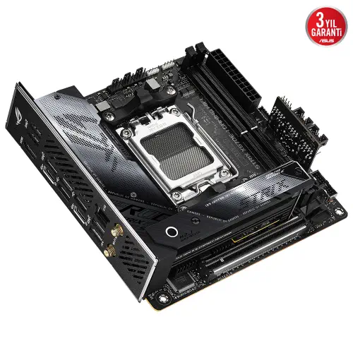 Asus ROG Strix X670E-I Gaming WIFI AMD X670 Soket AM5 DDR5 6400(OC)MHz Mini-ITX Gaming (Oyuncu) Anakart