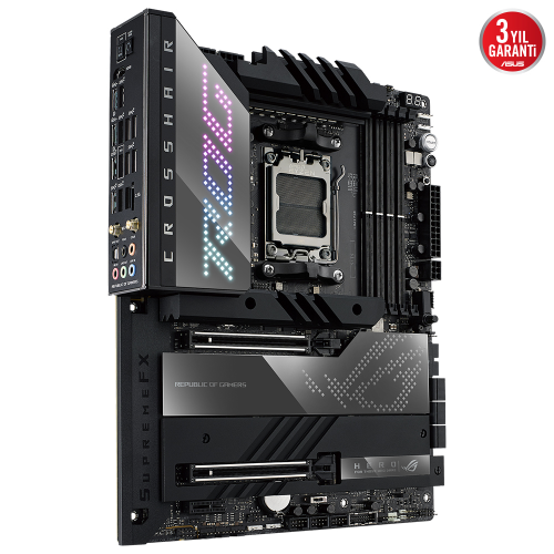 ASUS ROG Crosshair X670E Hero AMD X670 Soket AM5 DDR5 6400(OC)MHz ATX Gaming (Oyuncu) Anakart